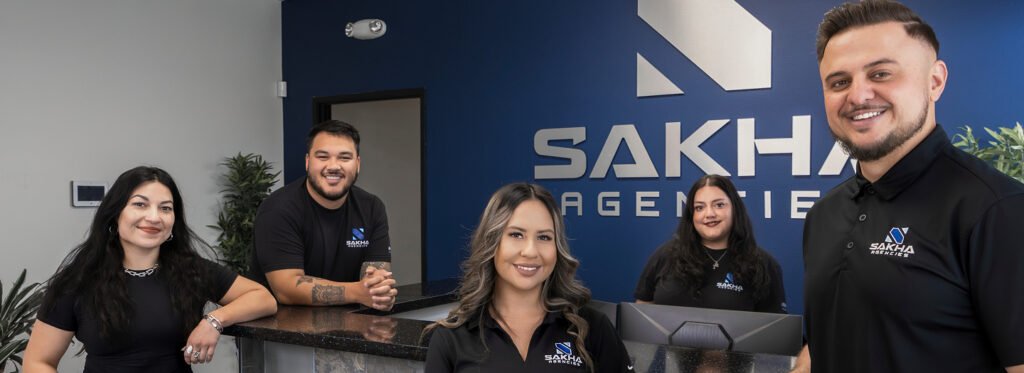 The Sakha Agencies team at their Las Vegas office.