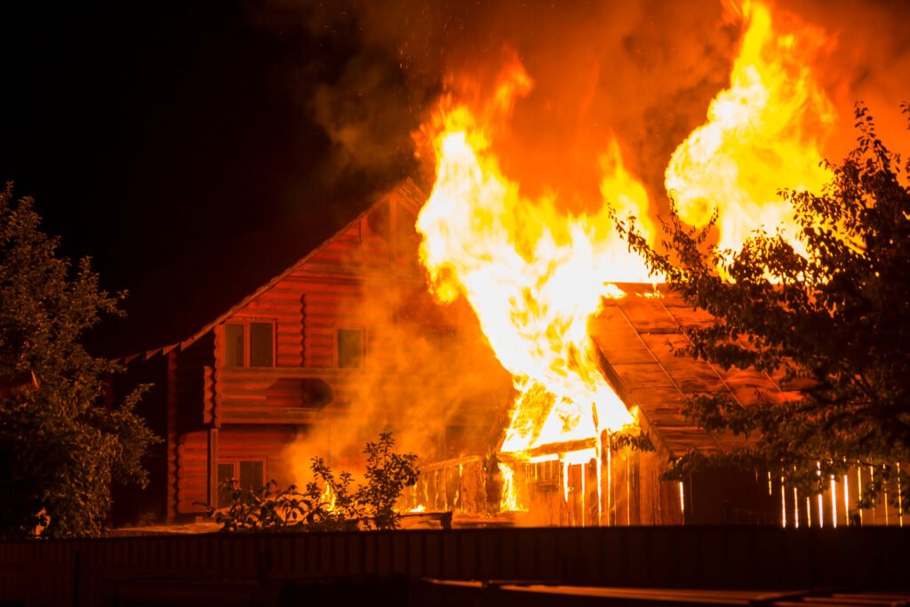A Las Vegas neighborhood near desert terrain illustrating wildfire risk for Nevada homeowners.