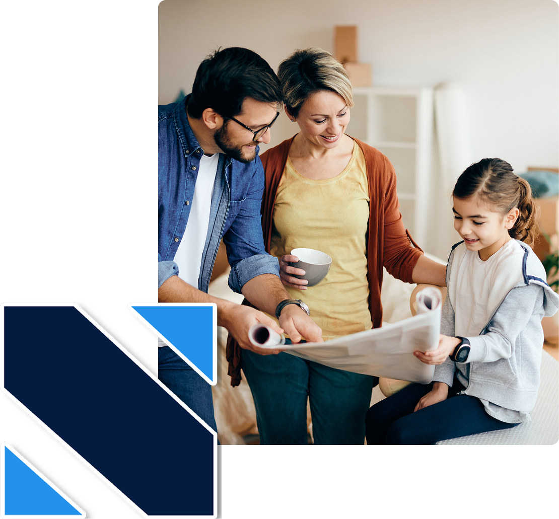 A Sakha Agencies agent discussing life insurance options with a Las Vegas family.