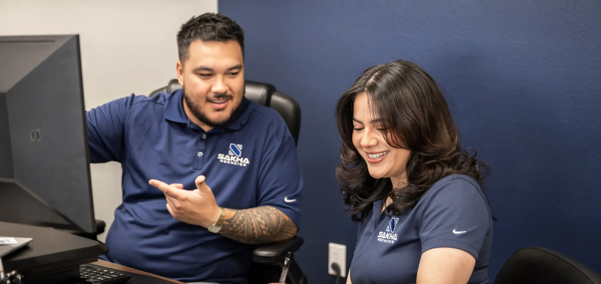 The Sakha Agencies team at the Las Vegas office.