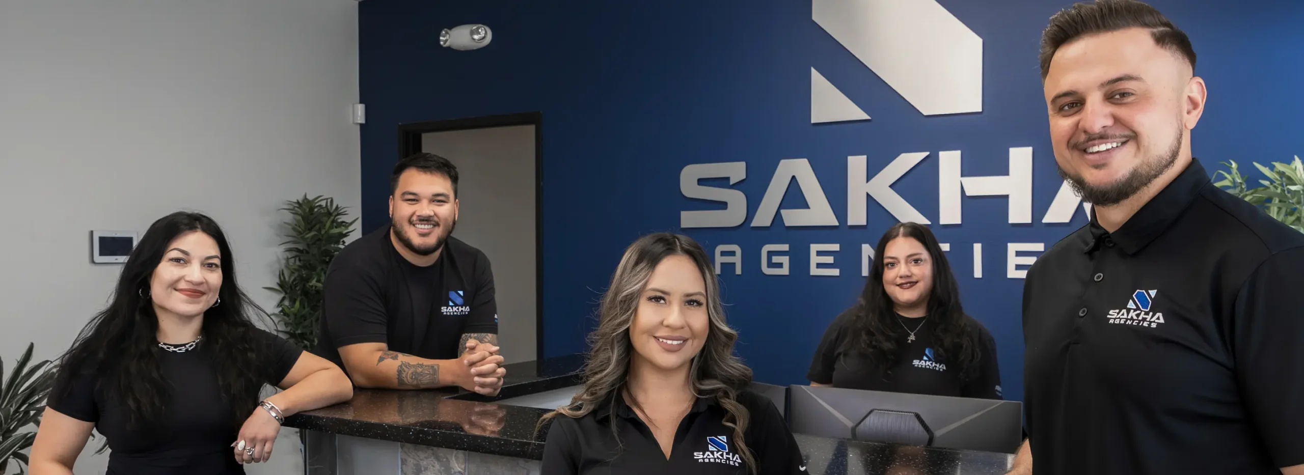 The Sakha Agencies team at their Las Vegas office.